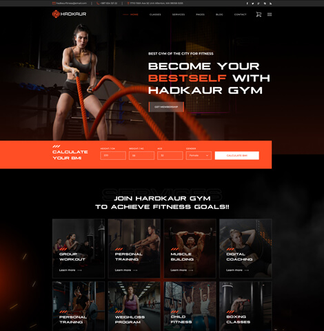 Gym training